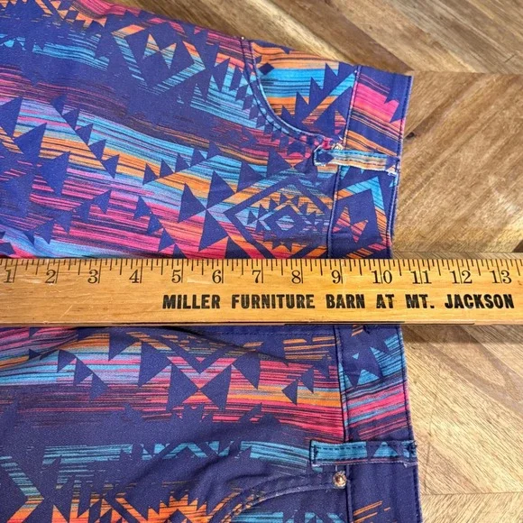 Ranch Dressn Super Flare Jeans Women's Sz 8 Southwestern Print Bootcut Stretch - coffeafoods.com Ranch Dressn Super Flare Jeans Women's Sz 8 Southwestern Print Bootcut Stretch - coffeafoods.com